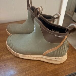 Waterproof Men’s Rain & Snow Boots - Olive Green